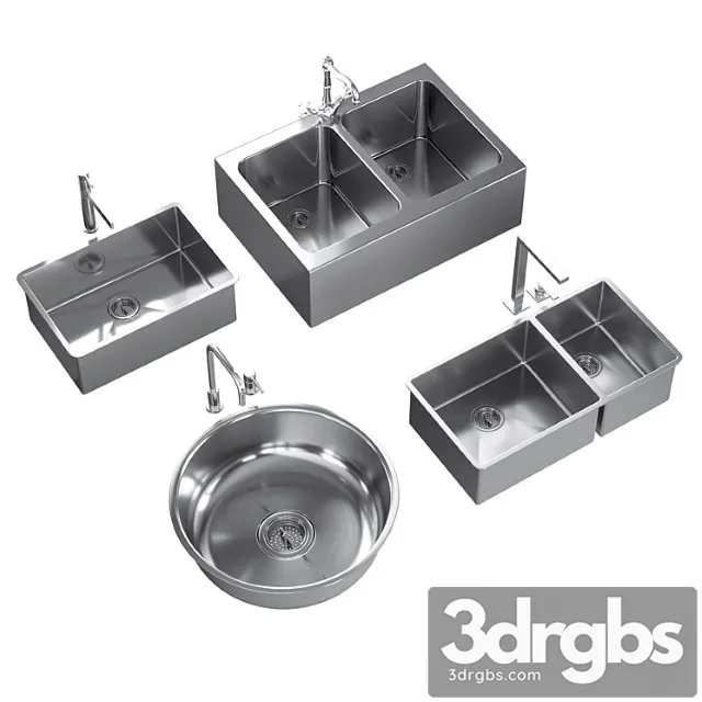 Sinks nad mixers 1 3D Model Download