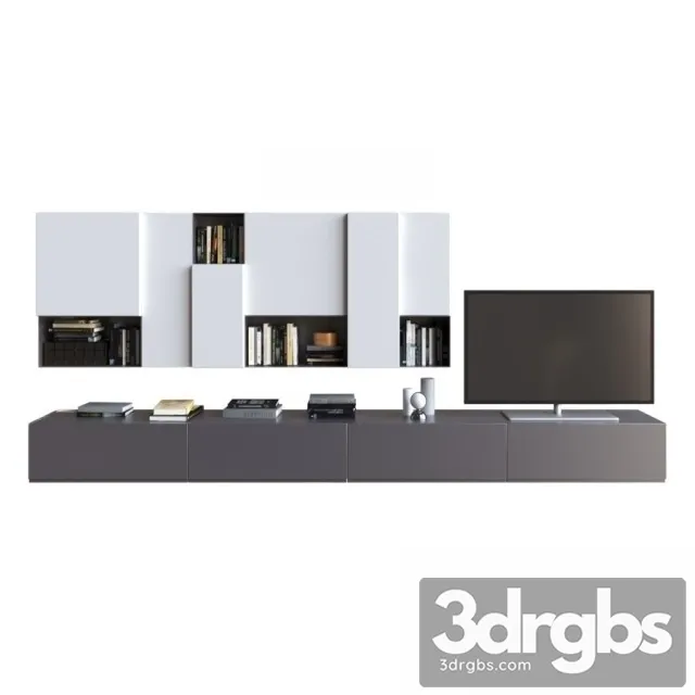 Sintesi TV Wall 2 3D Model Free