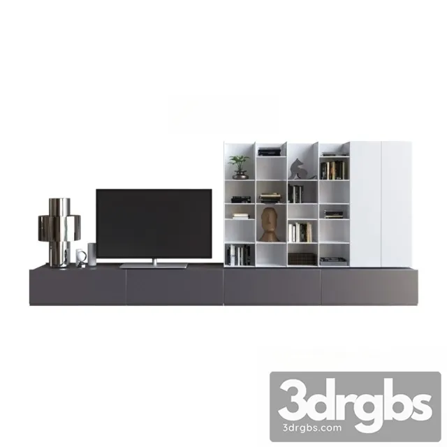 Sintesi TV Wall 3D Model Free