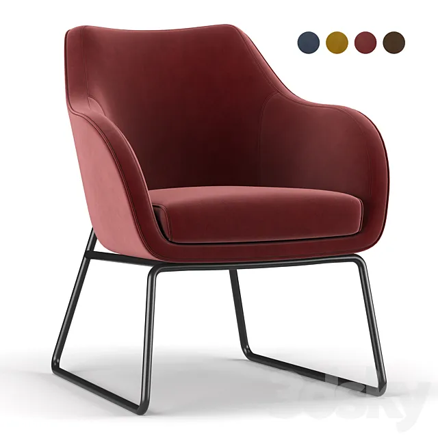 SINTRA MEETING CHAIR 3D Model