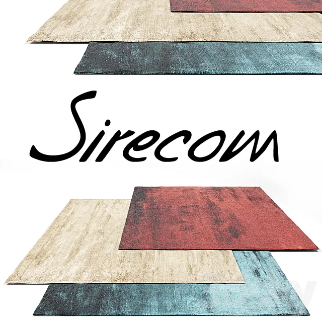 Sirecom Aura Rug Set 2 3D Model
