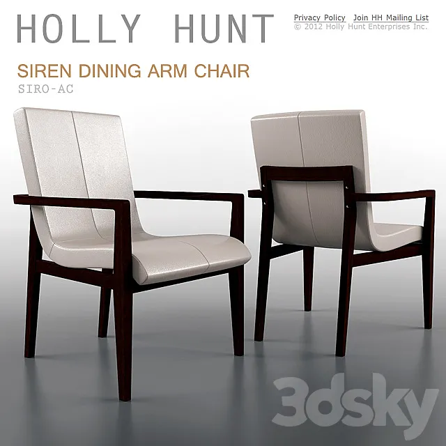 SIREN DINING CHAIR 3D Model