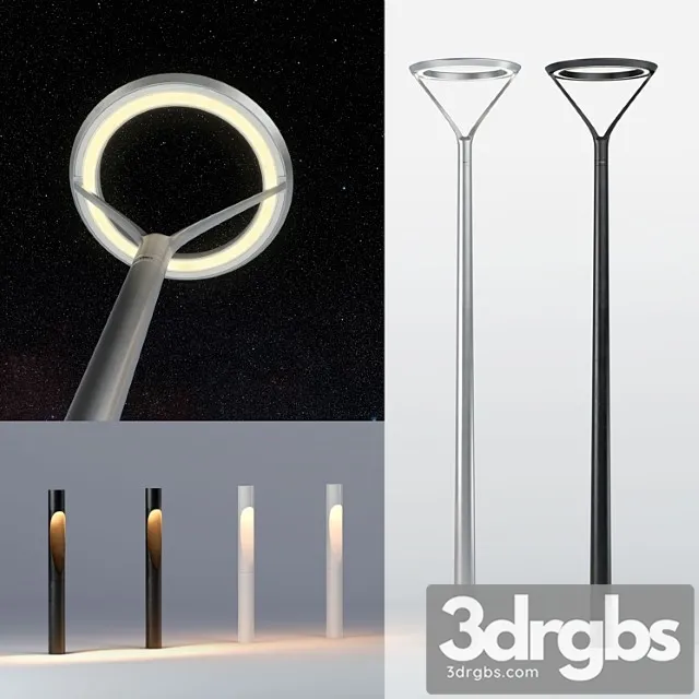 Siteco dl20 louis poulsen flindt bollard 3D Model Free