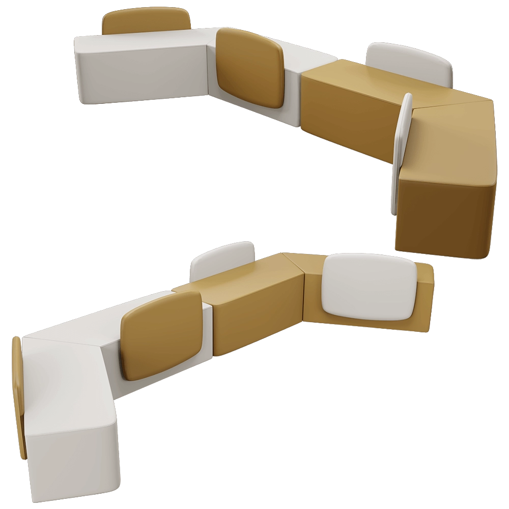 Sitlosophy - Modular seating Mantra 3D Model