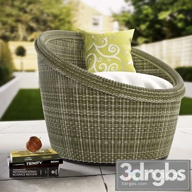 Sitout Chair 3D Model Free