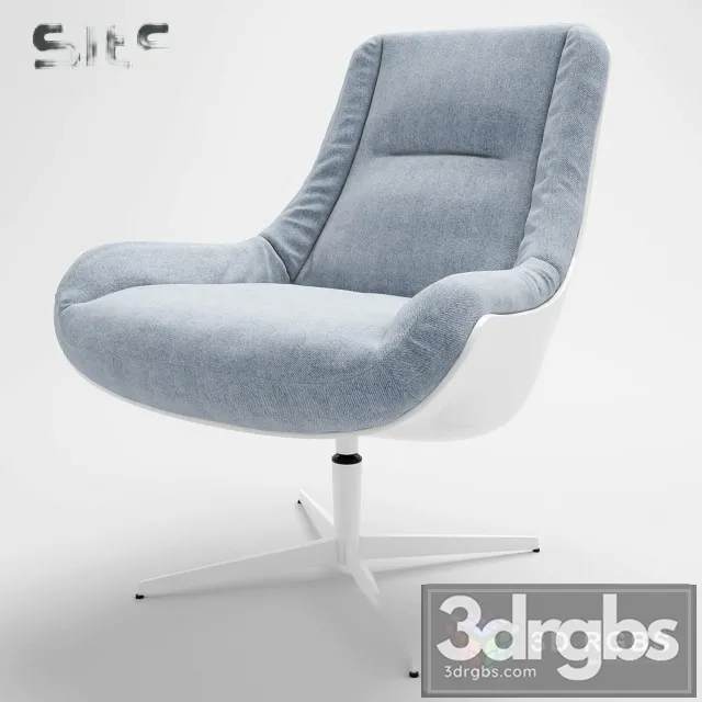 Sits Lovebird Armchair 3D Model Free