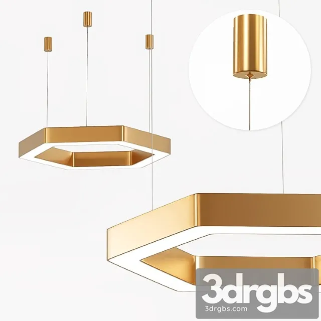 Sixty chandelier 3D Model Free