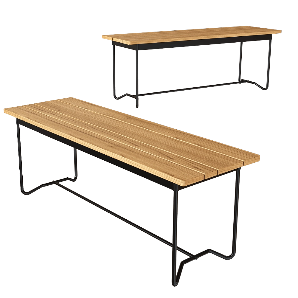 Skargaarden - Bench Grinda 3D Model