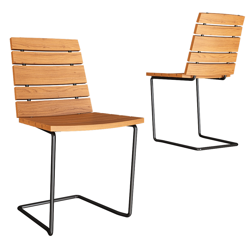 Skargaarden - Chair Grinda teak 3D Model