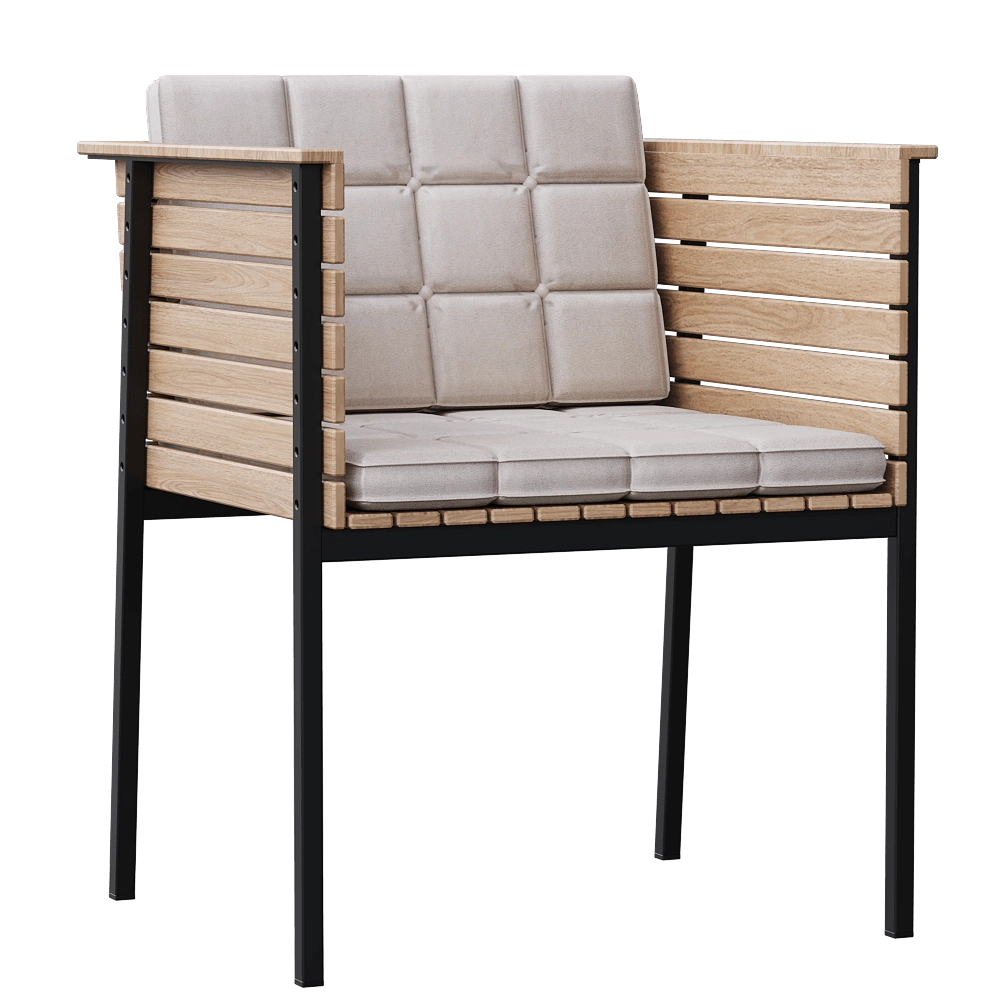 Skargaarden - Lounge chair Haringe 3D Model