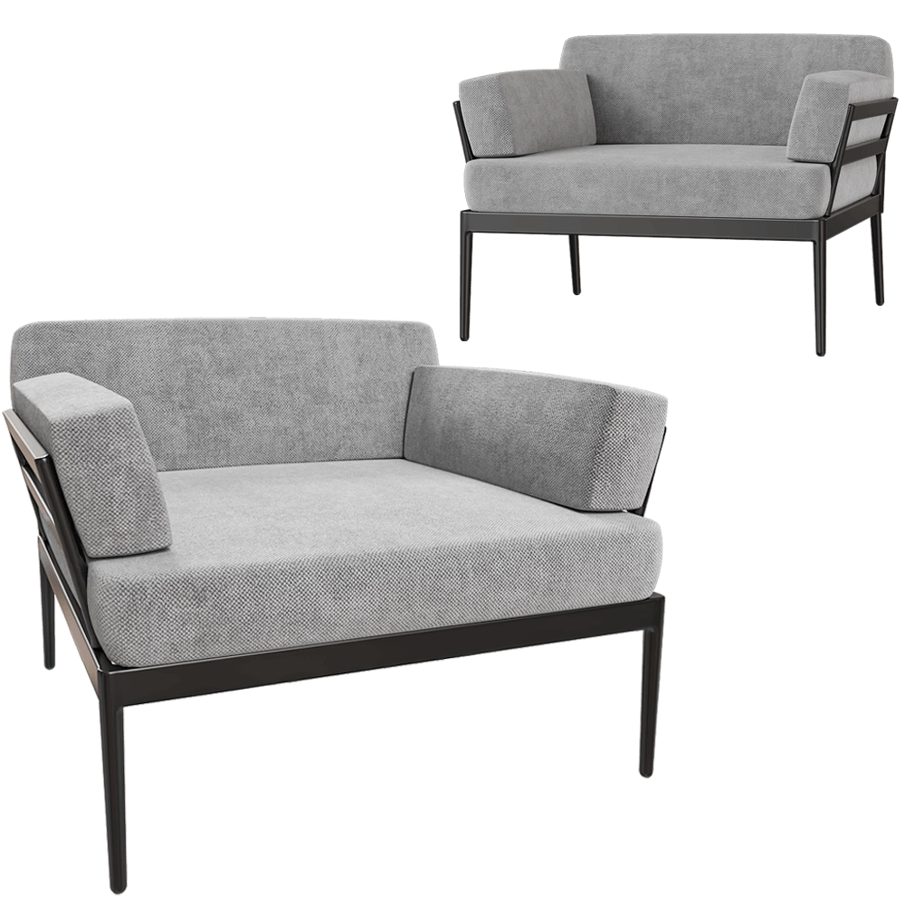 Skargaarden - Outdoor armchair ANHOLT 3D Model