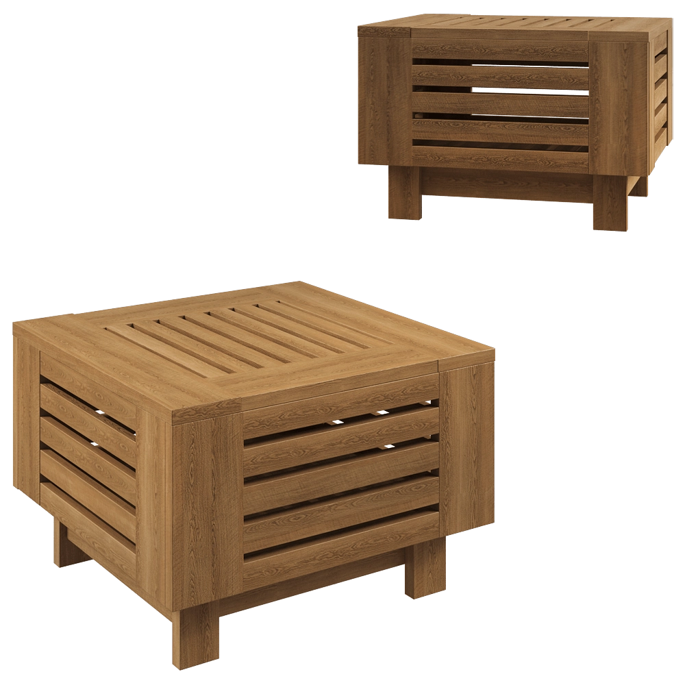 Skargaarden - Side table Skanor lounge S 3D Model