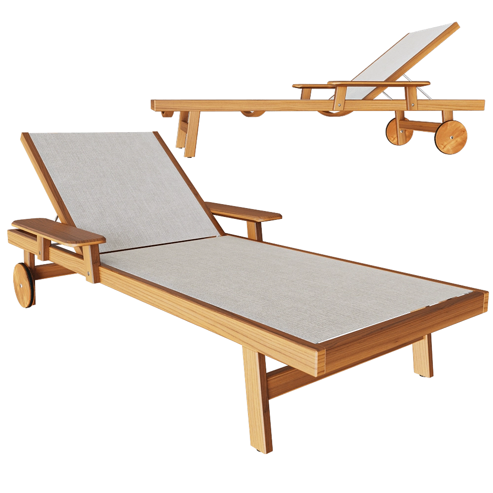 Skargaarden - Sun lounger Djuro 3D Model