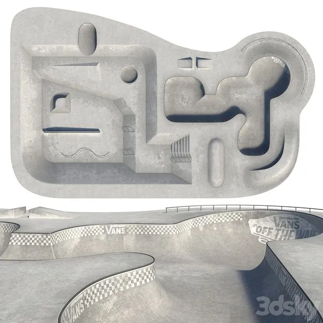 Skate park 3D Model
