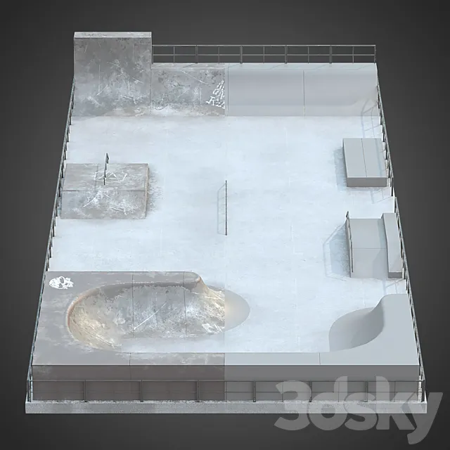 Skate park 3DModel