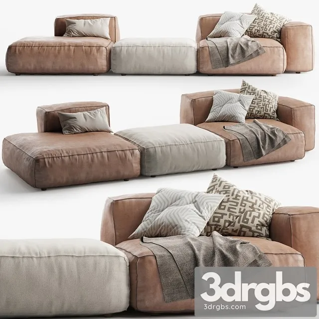 Sketch Miller Chaise 3 3D Model Free