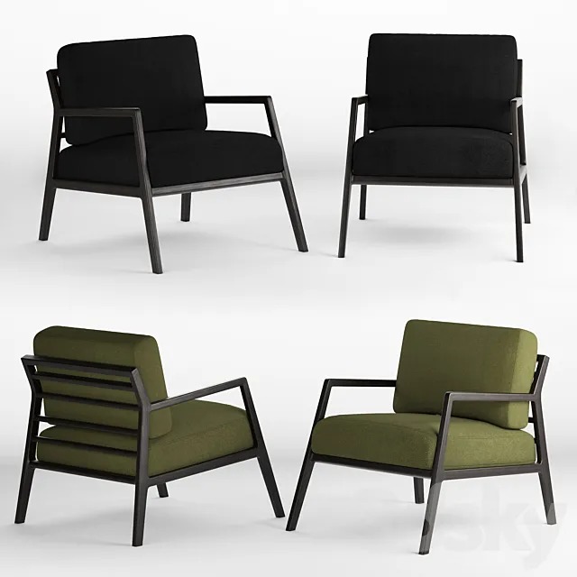 Sketch Nysse Occasional Chair 3D Model