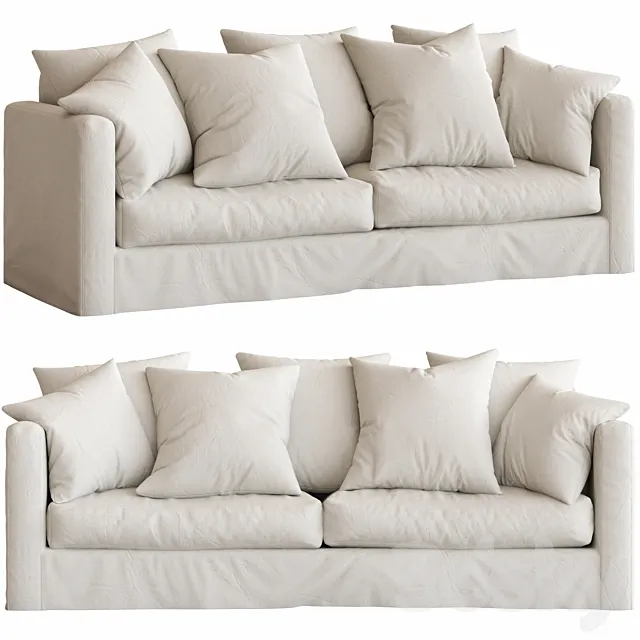 Sketch Sloopy Sofa 3D Model