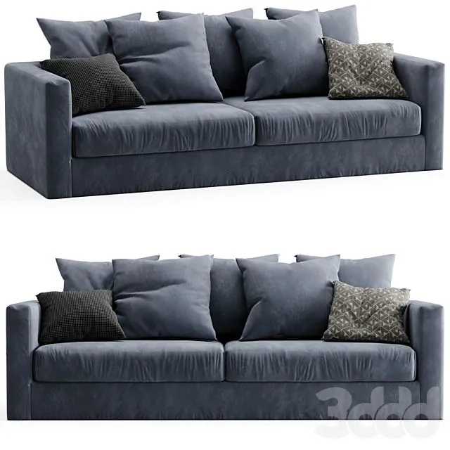 Sketch Sloopy Sofa 3D Model