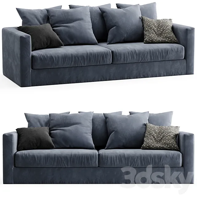 Sketch Sloopy Sofa 3D Model