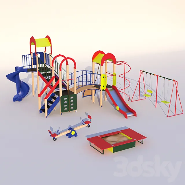 SKIF_town_for_children_part1 3D Model