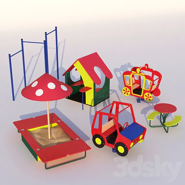 SKIF_town_for_children_part2 3D Model
