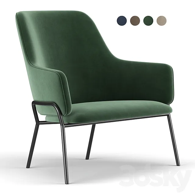 Skift Lounge Armchair 3D Model