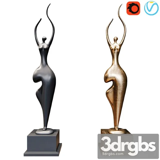 Skulptura Zhenshchina 1 3D Model Free