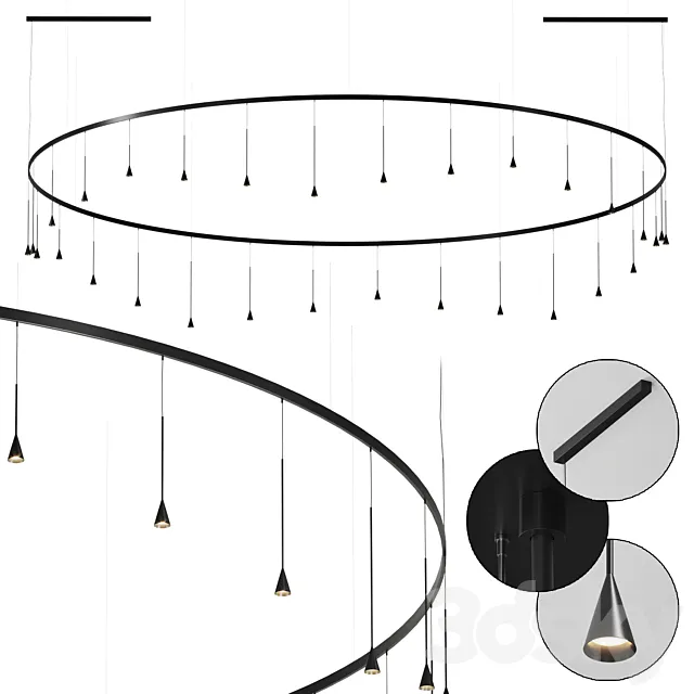 Skybell Circular by Bover 3D Model