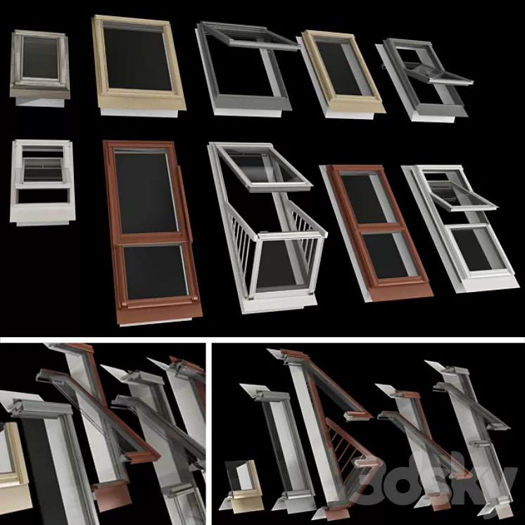 Skylights 3D Model