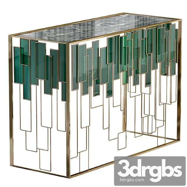 Skyline console table 2 3D Model Download