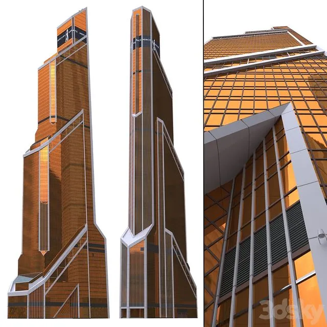 Skyscraper Mercury City Tower Mercury 3D Model
