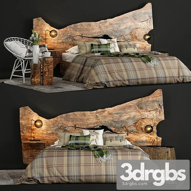 Slab bed 2 3D Model Free