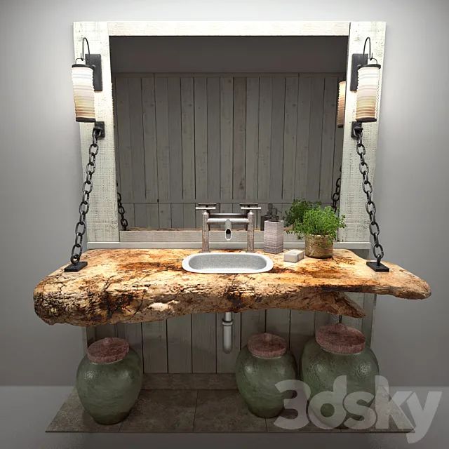 Slab sink loft bath Free Download
