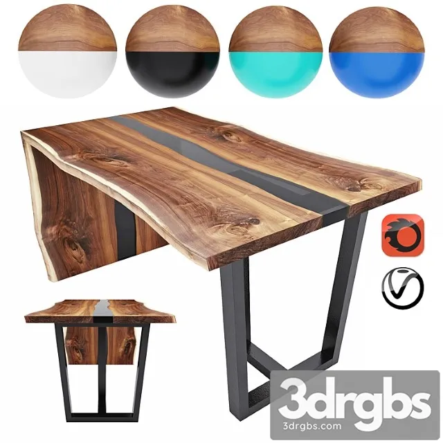 Slab table - river number 2