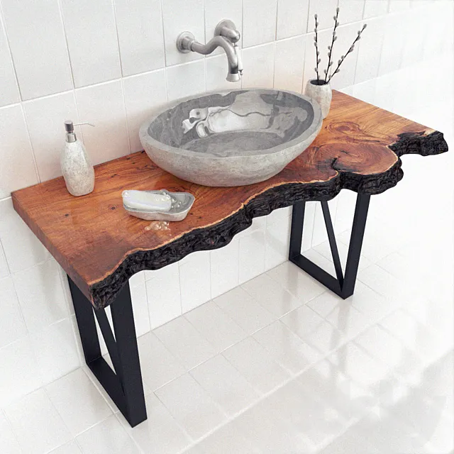 SLAB WASH BASIN 3DModel