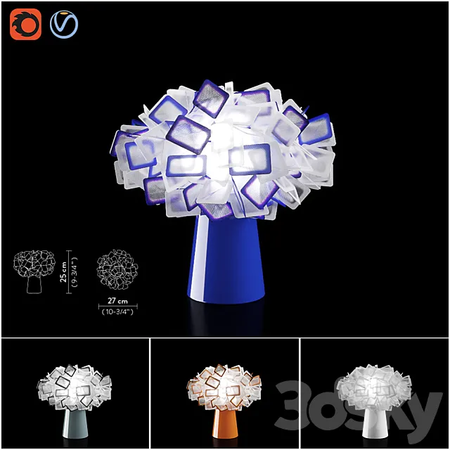 Slamp Clizia table lamp 3D Model