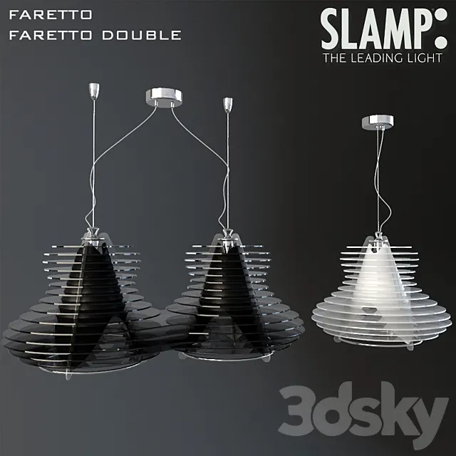Slamp Faretto Faretto Double 3D Model