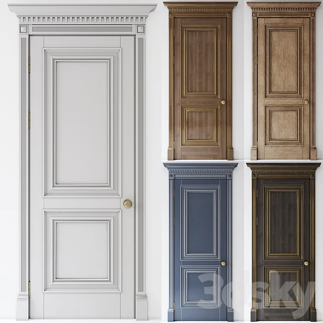 Slassic door collection 3DModel