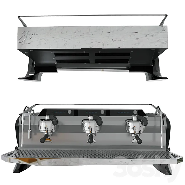 Slayer Espresso STEAM LP coffee machine 3D Model