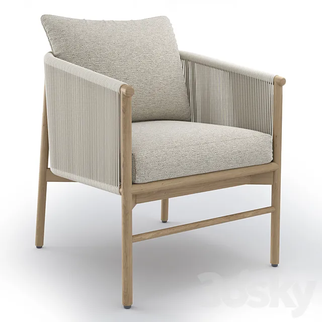 Slettvoll Amy Stol 3D Model