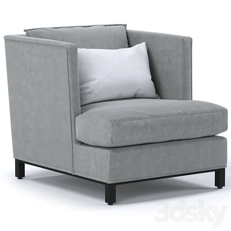 Slettvoll Cordice lenestol 3D Model Free