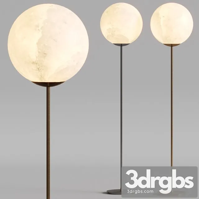 Slide Mineral Floor Lamps 3D Model Free
