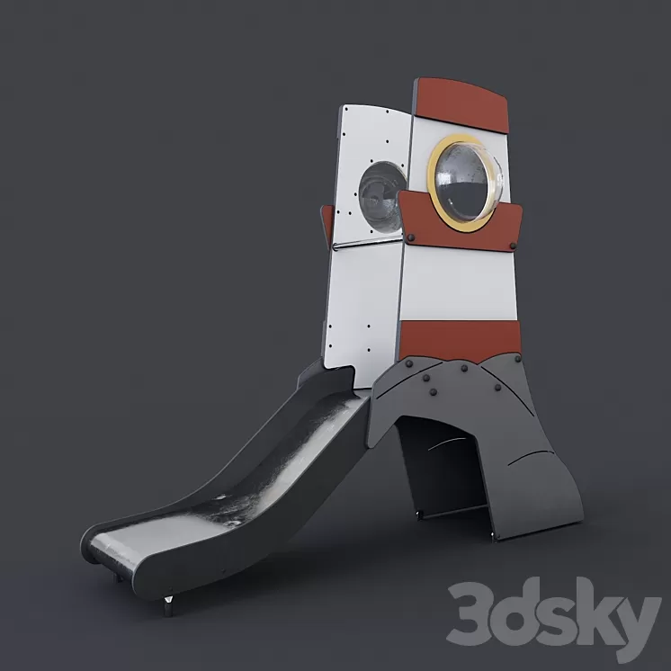 Slide Portal 3D Model