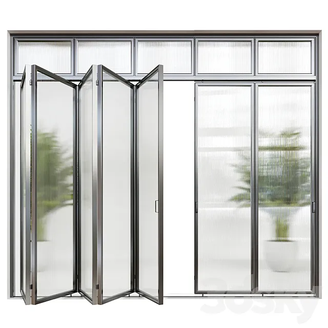 Sliding door 3 3DModel
