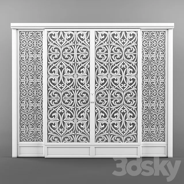 Sliding door 3322 3DModel