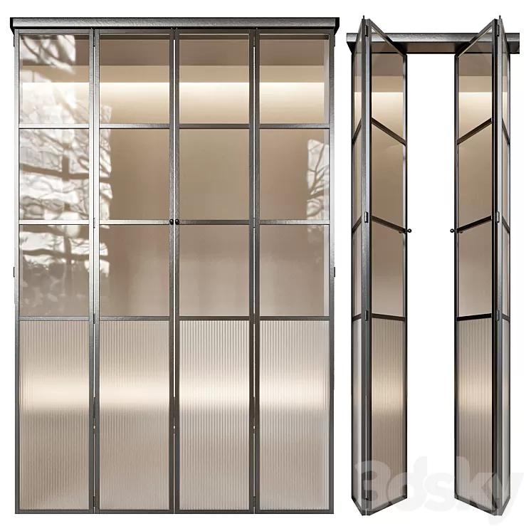 Sliding Door 4 3D Model Free