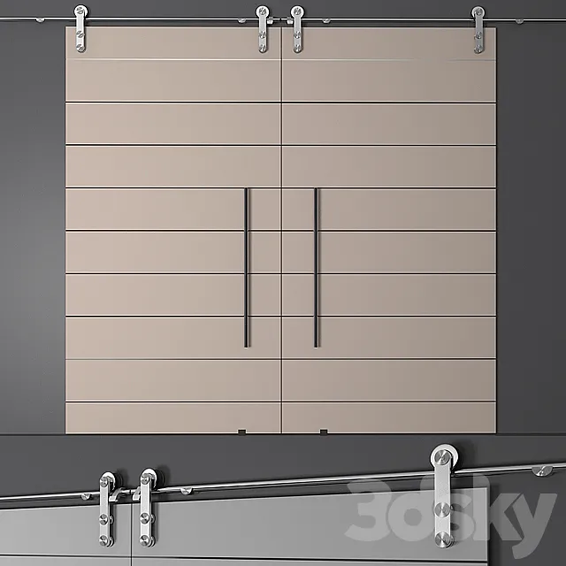 Sliding doors 3D Model