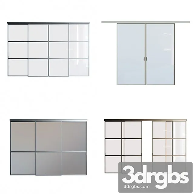 Sliding doors longhi wind 3D Model Free
