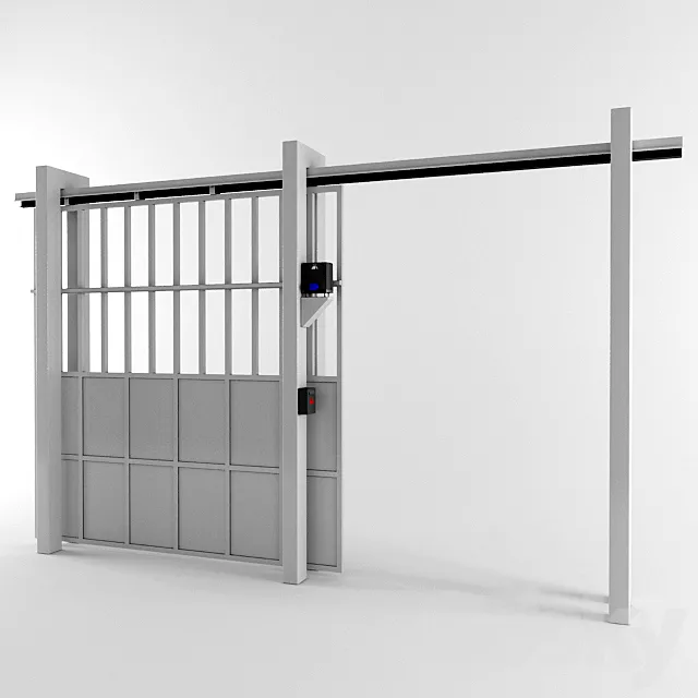 Sliding gates 3D Model